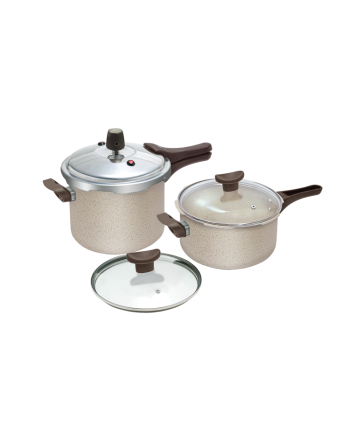KIT PANELAS DE PRESSÃO FECHAMENTO EXTERNO - CREMA KIT PANELAS DE PRESSÃO FECHAMENTO EXTERNO - CREMA