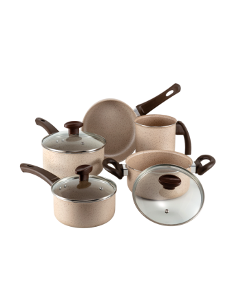 CJ. PANELAS 05 PÇS - CREMA TAMPA DE VIDRO CJ. PANELAS 05 PÇS - CREMA TAMPA DE VIDRO